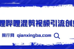 B站混剪引流创业粉实操课程合集，知识星球被动引流日引300+玩法全拆解