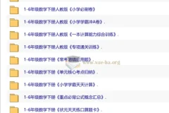 2026春小学优质教辅合集第二辑：1-6年级语数英下册同步练习与字帖大全