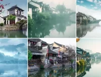 江南水乡唯美风景无水印横版视频素材 300+ 合集