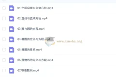 2027高中高二数学 付力 暑假班 同步拔高课程
