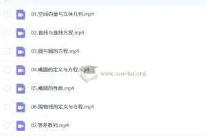 2027高中高二数学 付力 暑假班 同步拔高课程