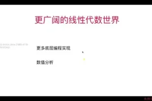 程序员线性代数实战课：Python实现+源码课件