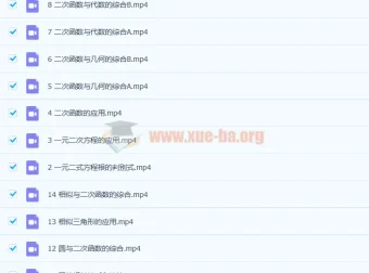 梁朝中《中考压轴200题》14讲 中考数学冲刺提分课程