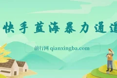 快手磁力聚星二维码项目：不直播不露脸，靠团长码售卖轻松月入过万