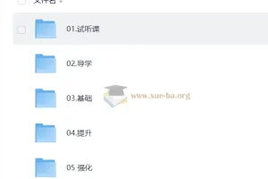 2027考研英语 北大老祁金榜班 全程网课资源
