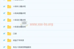 考虫六级全程班（19年6月）备考资源合集