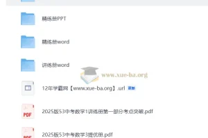 2025版中考数学总复习资料 讲练册+精练册+压轴题突破