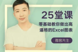 25堂课零基础精通Excel高逼格图表制作【完结】