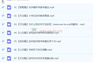 2024高三高考化学 钟啸二轮精讲春季班 更新中