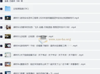 游戏安全逆向工程师入门到精通 网易云微专业全系列课程