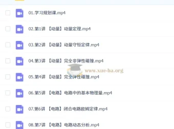 2027高中高二物理 俞伯勋 暑假班 动量电路磁场精讲