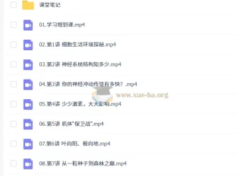 2027高中高二生物 周云 一轮A+暑假班