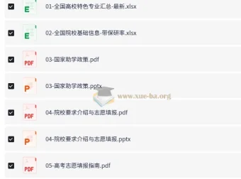 2025高考志愿填报资料合集 含院校专业与助学政策
