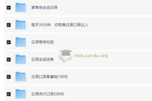 日语学习复习资料合集 日语会话 6.9Gb