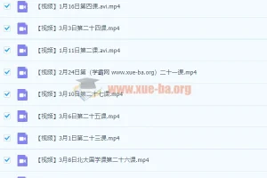 米粒妈北大国学课【完结】28讲视频合集