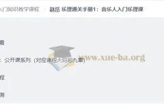 赵岳乐理入门知识教学课程：从零基础到和弦理论的系统通关课