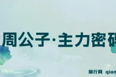 周公子·主力密码 2025年5-6月更新 股票实战课程