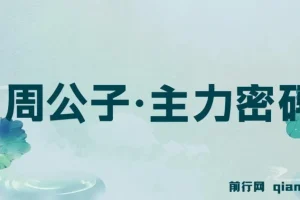 周公子·主力密码 2025年5-6月更新 股票实战课程