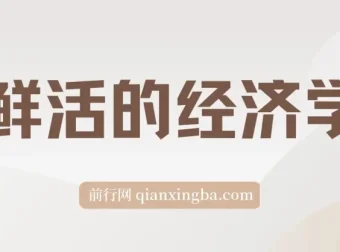 鲜活的经济学 epub 电子书下载