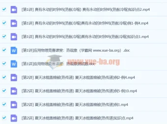 初中物理竞赛热现象专题课 张婷精讲物态变化与热传递