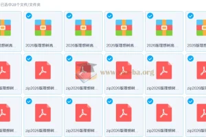 2026年高考必刷小题全科PDF合集