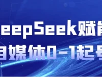 DeepSeek赋能自媒体0-1起号实战课程