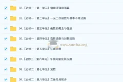 2027高三高考数学 凉学长 一轮 高中数学课本精讲班