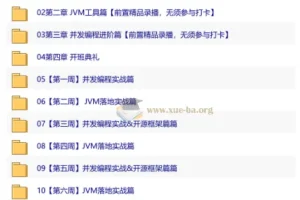 开课吧 并发编程与JVM领域进阶计划 课程资源
