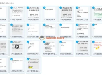 2018腾讯课堂刘勖雯高考历史现代史系统班课程