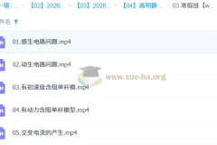 高明静2026高二物理寒假二轮班 交变电流与电磁感应专题精讲