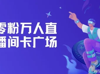 树敌零粉万人直播间卡广场技术实战课程
