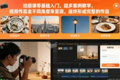 零基础拍摄课入门：分镜运镜与多场景实战案例教学