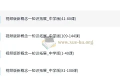 【新东方】初中新概念英语一册视频精讲 144课时霍娜张东轶主讲