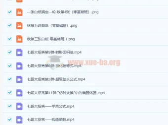高一数学暑秋七哥资料 零基础一轮复习与解题大招合集