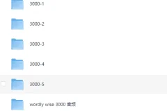 Wordly Wise 3000 外教词汇课 视频+音频 全级别合集