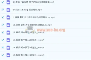 2024高三高考化学 胡惠达秋季班 全程复习课程
