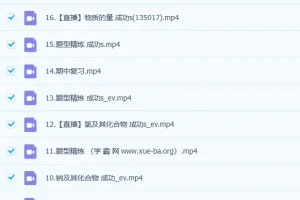 2023高一化学成功S班 暑假班+秋季班 更新17讲