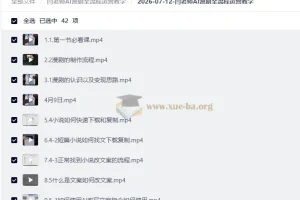 闫老师AI漫剧全流程运营教学，从文案改编到成片发布完整实操