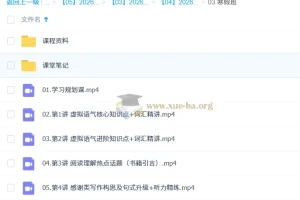 聂宁 2026高二英语二轮尖端寒假班 全套课程资源