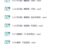 B站付费课程《英语零基础直达口语流利》来自美国的周树华 完结版