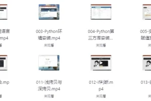 Python爬虫训练营 从基础到分布式架构全栈实战