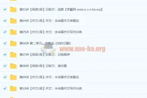 初一语文年卡目标满分班（苏教版）71讲王帆 课程资源