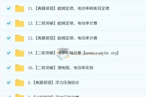 杨萌2025初三中考物理春季班（全国版·A+）二轮复习课程