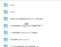 学而思少儿编程Python课程 Level1-Level4全套视频