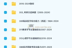 考研历年真题合集 1980-2024各专业真题2700+份