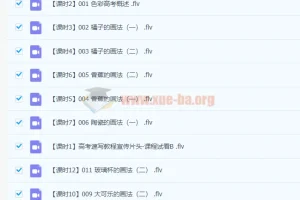 中央美院美术高考课程合集：速写与素描视频教程
