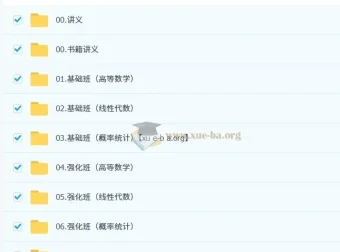 2026方浩考研数学全程班 基础强化全阶段讲义