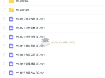 2026-2027初二物理冲顶班S 谭清军秋上课程 含讲义笔记