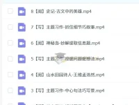 2023秋三年级语文培训A+班何昕烨 视频+讲义资料全套