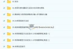 2026飞飞英语考研英语全程班 真题精讲+长难句+阅读方法论